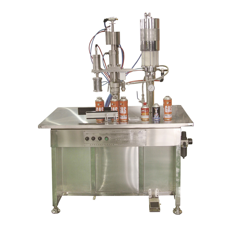 Máquina de llenado de gas butano semiautomática
