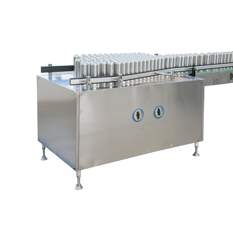 Máquina automática de disposición de latas